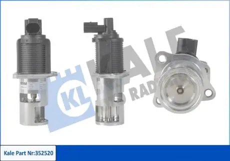 RENAULT Клапан EGR Laguna II,Master II,Trafic II,Opel Movano,Vivaro 2.2/2.5dCi 01- Kale 352520