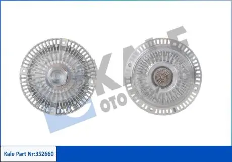 FORD Вискомуфта вентилятора радиатора Transit 2.4DI/TDE 00- Kale 352660