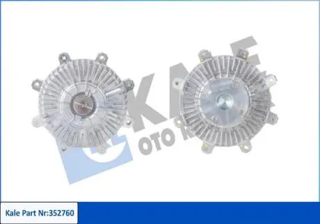 HYUNDAI Вискомуфта вентилятора радиатора Galloper,H-1/Starex/100 2.5D/TD 93- Kale 352760