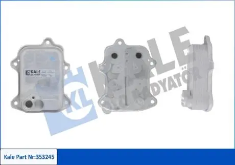 VW Масляный радиатор Audi A1/3,Golf V,VI,Passat,Tiguan,Touran,Skoda Fabia II,Octavia II,Rapid Kale 353245