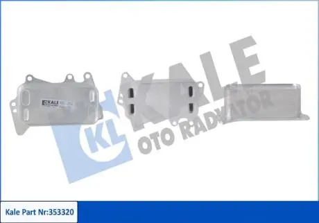 BMW Масляный радиатор 3 F30,4,5 F10,7 F01,X3 F25,X4,X5 F15,X6 F16 3.0d Kale 353320
