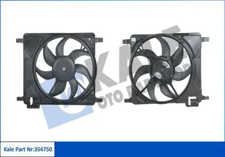 CHEVROLET Вентилятор радиатора Spark 1.0/1.2 10- Kale 354750