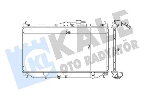 Теплообменник Kale 357700