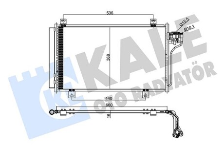 Радиатор кондиционера Mazda 3, 6 OTO RADYATOR Kale 357975