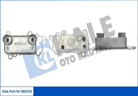 Радіатор масляний BMW 3 (E90)/5 (E60)/X3 (E83) 2.0d 05-11 (теплообмінник) (N47) Kale 360210
