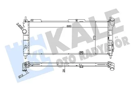 Теплообменник Kale 371100
