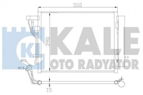 Радіатор кондиціонера Hyundai I30, Kia CeeD, CeeD Sw, Pro CeeD OTO RADYATOR Kale 391600