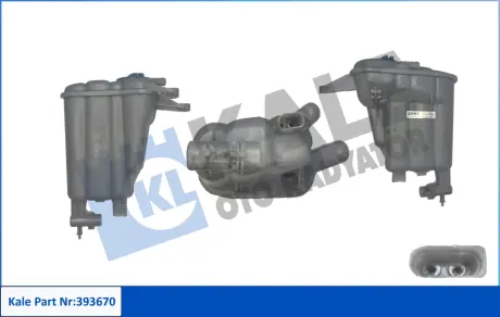 Бачок расширительный Audi A4, A5, Q5 OTO RADYATOR Kale 393670