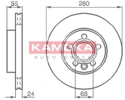 Тормозной диск KAMOKA 1032020