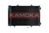 Радіатор кондиціонера Citroen C2/C3 02-/C4 Cactus 14-/Peugeot 206 08-/207 06-15/208 12-/2008 13- KAMOKA 7800035 (фото 1)