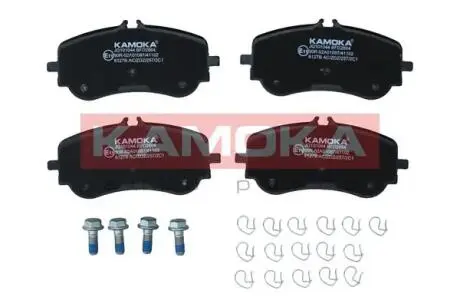 Комплект гальмівних колодок, дискове гальмо KAMOKA JQ101044