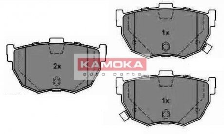 Тормозные колодки, дисковый тормоз.) KAMOKA JQ1011276 (фото 1)