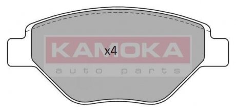 Тормозные колодки, дисковый тормоз.) KAMOKA JQ101153 (фото 1)