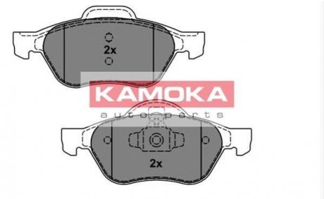 Тормозные колодки, дисковый тормоз.) KAMOKA JQ101162 (фото 1)