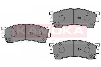 Тормозные колодки, дисковый тормоз.) KAMOKA JQ1011900 (фото 1)