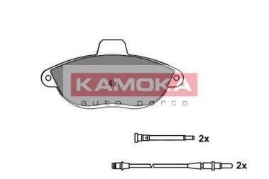 Тормозные колодки, дисковый тормоз.) KAMOKA JQ1012004 (фото 1)