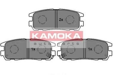 Гальмівні колодки, дискове гальмо (набір) KAMOKA JQ1012034