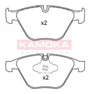 Колодки тормозные, дисковые KAMOKA JQ101222