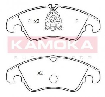 Комплект передних тормозных колодок KAMOKA JQ101229 (фото 1)