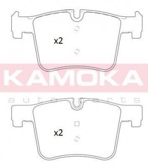 Комплект передних тормозных колодок KAMOKA JQ101249 (фото 1)