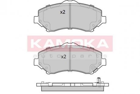 Комплект передних тормозных колодок KAMOKA JQ101274