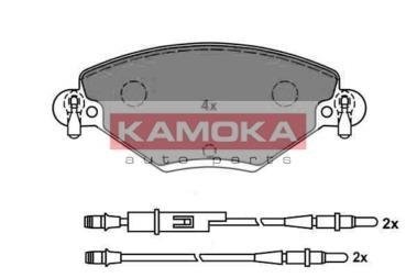 Тормозные колодки, дисковые.) KAMOKA JQ1012822 (фото 1)