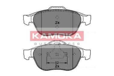Тормозные колодки, дисковый тормоз.) KAMOKA JQ1012882 (фото 1)