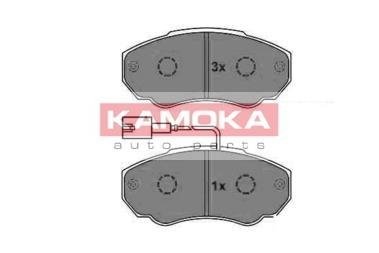 Тормозные колодки, дисковый тормоз.) KAMOKA JQ1012956 (фото 1)