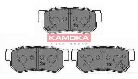 Тормозные колодки, дисковый тормоз.) KAMOKA JQ1013212 (фото 1)