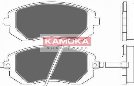 Тормозные колодки, дисковый тормоз.) KAMOKA JQ1013278 (фото 1)
