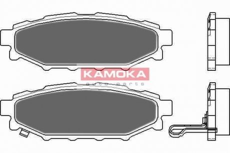Тормозные колодки, дисковый тормоз.) KAMOKA JQ1013894 (фото 1)