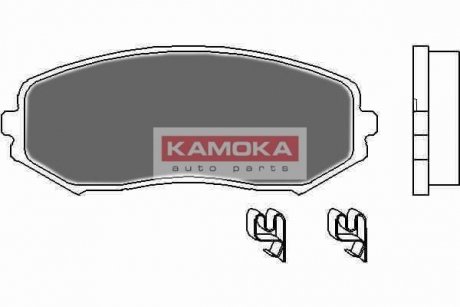 Тормозные колодки, дисковый тормоз.) KAMOKA JQ1018120