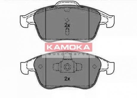 Гальмівні колодки, дискове гальмо (набір) KAMOKA JQ1018136 (фото 1)