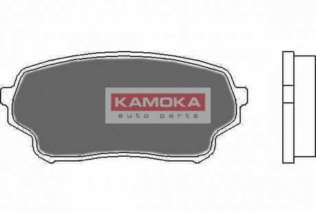 Тормозные колодки, дисковый тормоз.) KAMOKA JQ1018154 (фото 1)