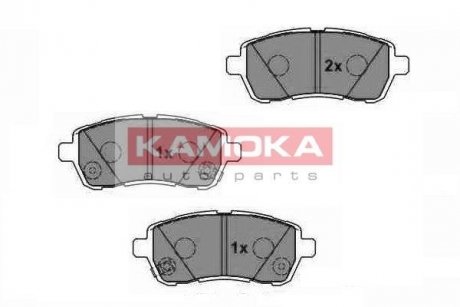 Тормозные колодки, дисковый тормоз.) KAMOKA JQ1018454