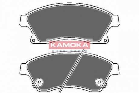 Тормозные колодки, дисковый тормоз.) KAMOKA JQ1018524 (фото 1)