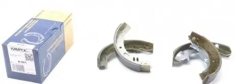 Колодки тормозные (задние) Ford Fiesta 08- (барабаны) (200x32) KAMPOL K-881