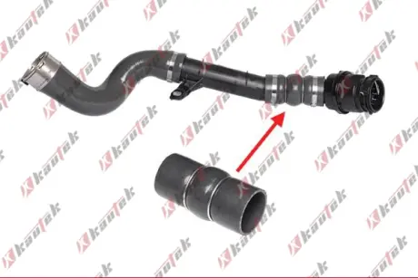 DACIA патрубок турбіни DUSTER 1.5 dCi 12- Kautek RE-TH049