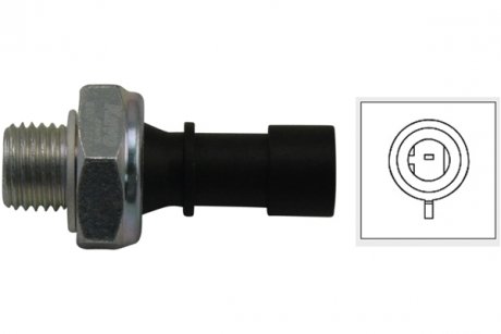 Датчик тиску оливи Citroen Jumper/Peugeot Boxer 2.8HDi 95- (M14x1.5) (чорний) KAVO EOP1001