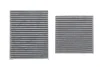 Фильтр салона Citroen C3 09-/C4 Cactus/Peugeot 2008 13-/207 06-15/208 12- (к-кт 2шт.) (угольный) KAVO FCA-10184C (фото 1)