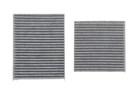 Фільтр салону Citroen C3 09-/C4 Cactus/Peugeot 2008 13-/207 06-15/208 12- (к-кт 2шт.) (вугільний) KAVO FCA-10184C