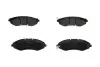 Колодки гальмівні (передні) Daewoo Lanos/ Nubira 1.6-2.2 97- (Akebono) PARTS KAVO KBP-1001 (фото 1)