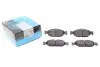 Тормозные колодки (передние) Daewoo Lanos 97- (140.2x56/141.5x47) PARTS KAVO KBP-1005 (фото 1)