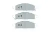 Колодки гальмівні (передні) Nissan NV200 10- PARTS KAVO KBP-6599 (фото 1)