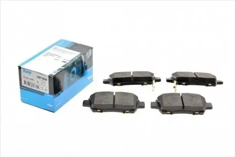 Колодки гальмівні (передні) Toyota Corolla 01-07/iQ 08-15/Prius 00-09 (з датчиком) PARTS KAVO KBP-9009