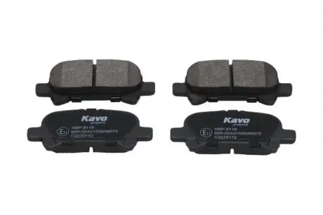Тормозные колодки (задние) Toyota Camry/Avalon/Solara 99-12 PARTS KAVO KBP-9119