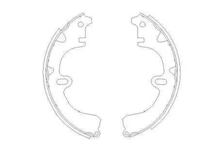 PARTS щоки гальмівні TOYOTA Corolla -00 KAVO KBS-9918