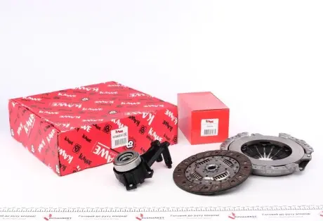 Комплект сцепления Ford Fiesta 95-08 (d=190mm) (+выжимной)) KAWE 962840CSC