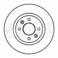 Тормозной диск KEY PARTS KBD4317