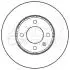Диск тормозной (передний) Skoda Citigo 1.0 11-19/VW Up 1.0 12-(257x22) (с покрытием) (вент.) KEY PARTS KBD5236 (фото 1)